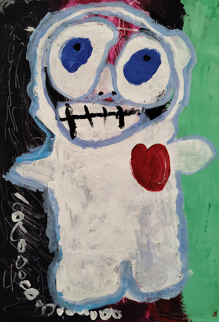 Ikkei Harada さんの金賞作品『とうめいにんげん』｜JIA Future Artists Award 2025 6–8歳部門