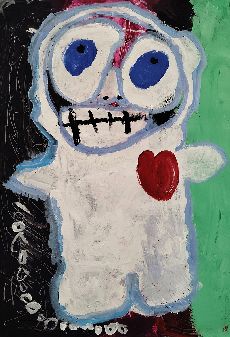 Ikkei Harada さんの金賞作品『とうめいにんげん』｜JIA Future Artists Award 2025 6–8歳部門